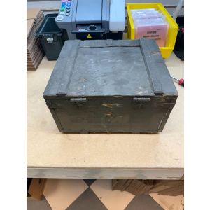 Czechoslovakian Army (Communist era) Wooden Ammo Box - Army Green