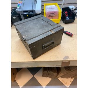 Czechoslovakian Army (Communist era) Wooden Ammo Box - Army Green