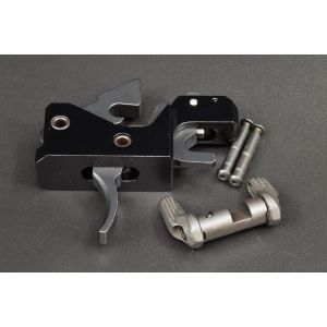 The Triggered Company Disruptor AR15 Rifle Trigger w/ The SBW Ambi-Selector - Black