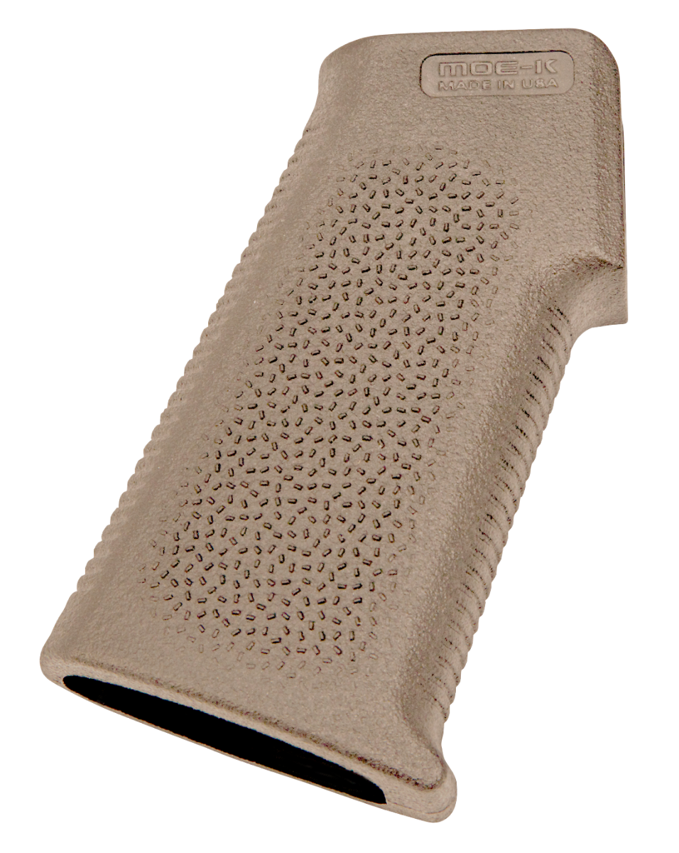 Magpul MAG438FDE MOE-K Grip Aggressive Textured Flat Dark Earth Polymer for AR-15, AR-10, M4, M16, M110, SR25