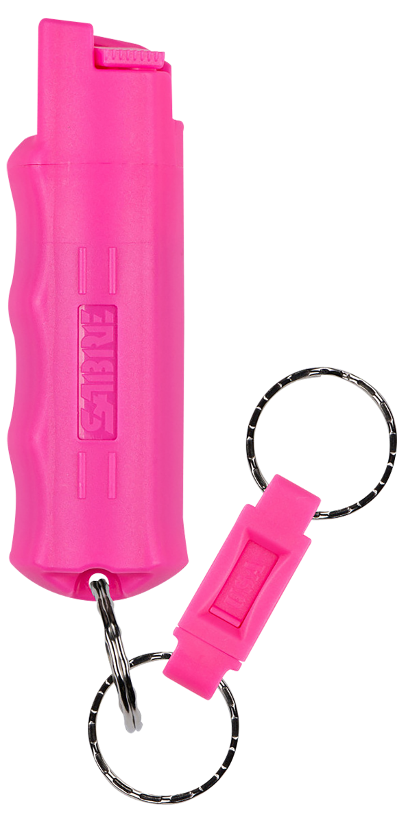 Sabre HCNBCF02 Pepper Spray Red USA Formula Spray 25Bursts Range 10ft Pink