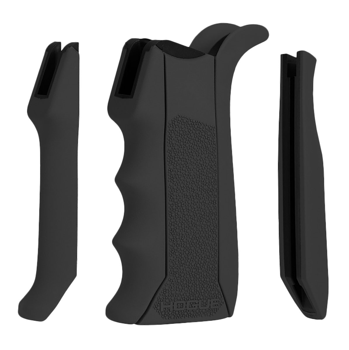 Hogue 13040 Modular Overmolded Black Rubber Pistol Grip with Finger Grooves Fits AR-15/M16