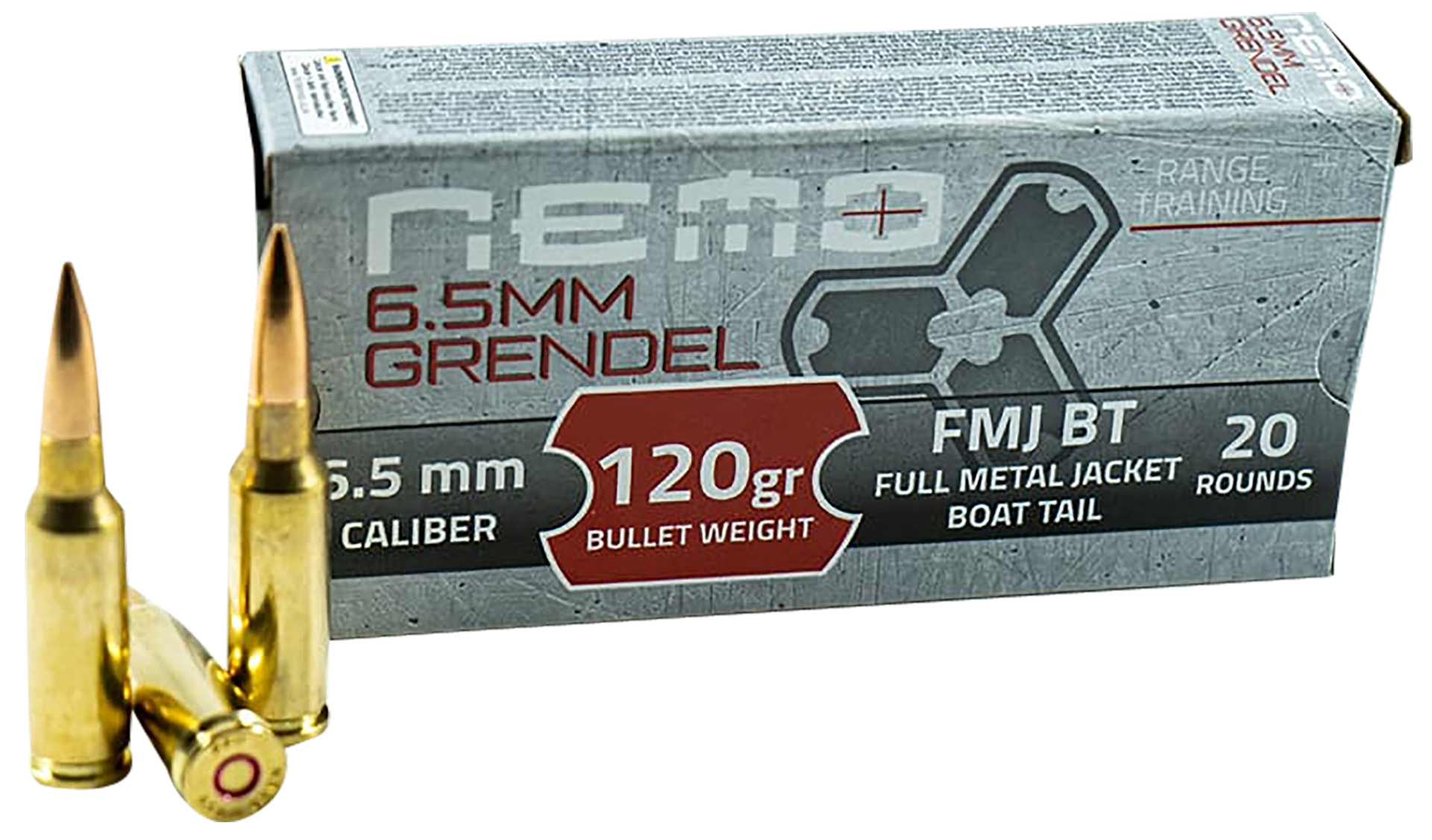 Nemo Arms PPU 6.5 Grendel 120gr FMJ-BT