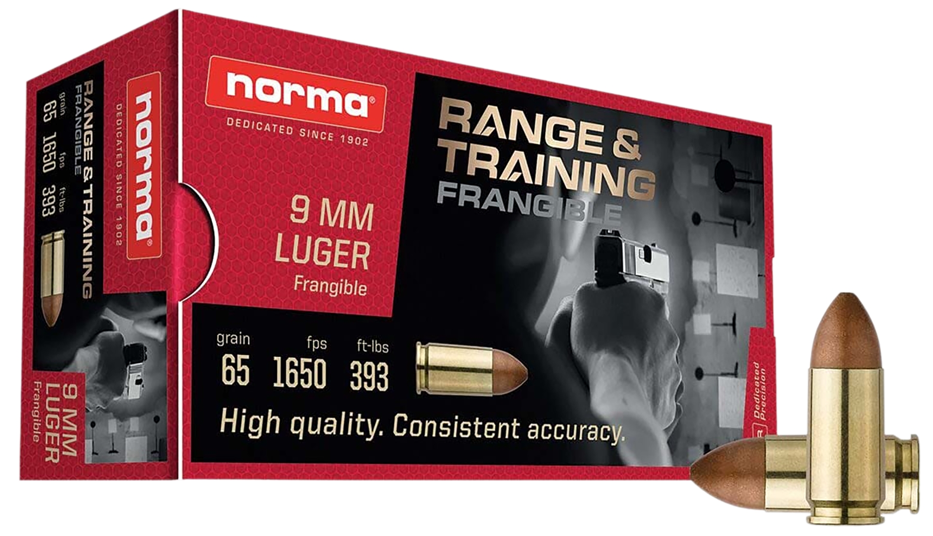 Norma Range & Training 9mm 65gr Frangible