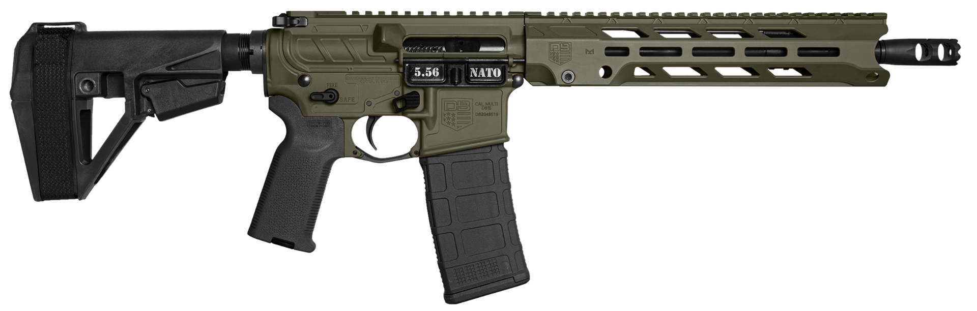 Diamondback DB15 Obsidian 5.56 NATO 30+1, 11.50