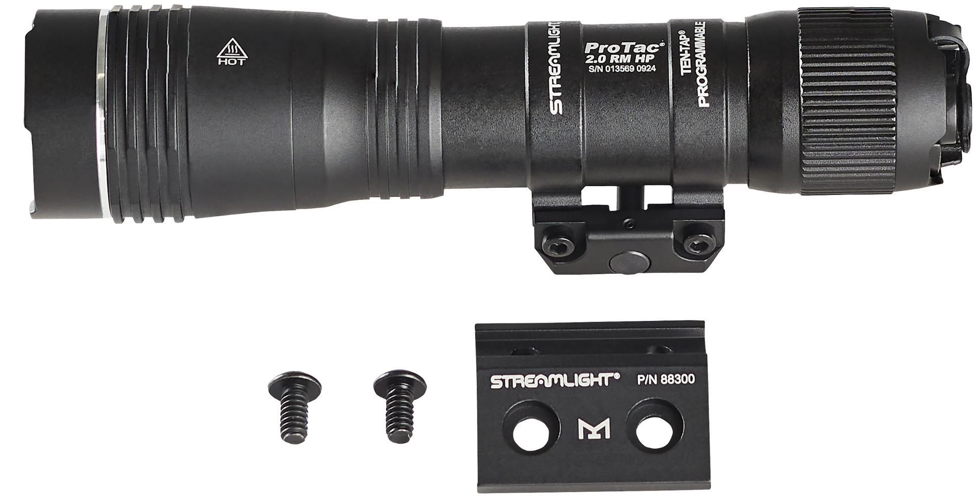 Streamlight ProTac 2.0 Flashlight, 250-2000 Lumens, Black