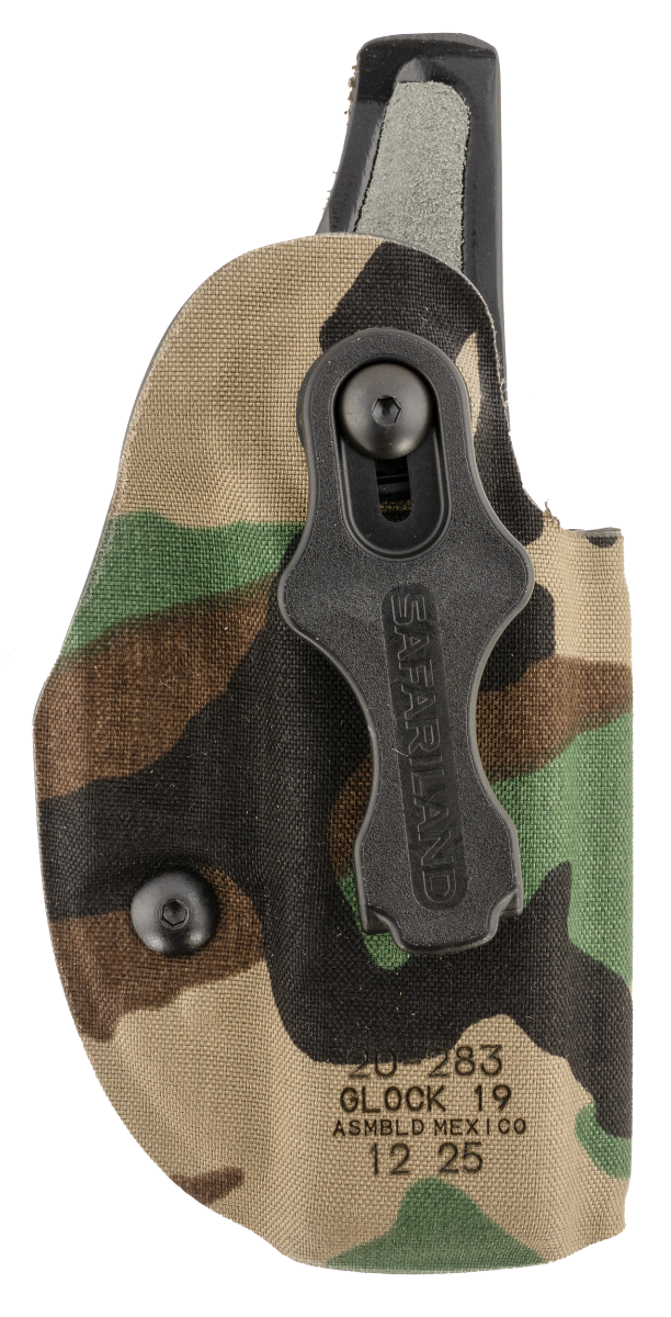 Safariland 20283C991 Species IWB Woodland Camo Compatible w/ Glock 19 Belt Clip Right Hand