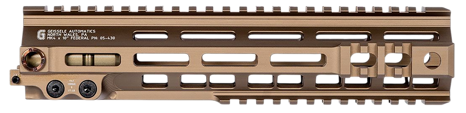 Geissele Automatics 05430S Super Modular Rail Mk4 DDC Aluminum 10