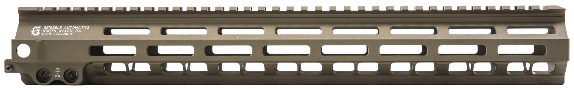 Geissele Automatics 05286S Super Modular Rail MK8 DDC Aluminum 15