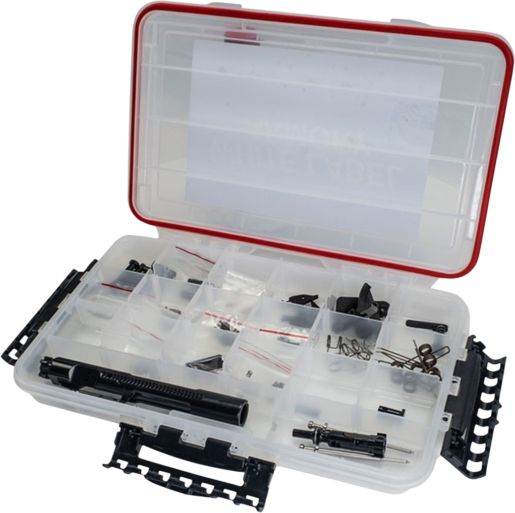 White Label Armory Range Repair Kit, AR-15, Black/Clear