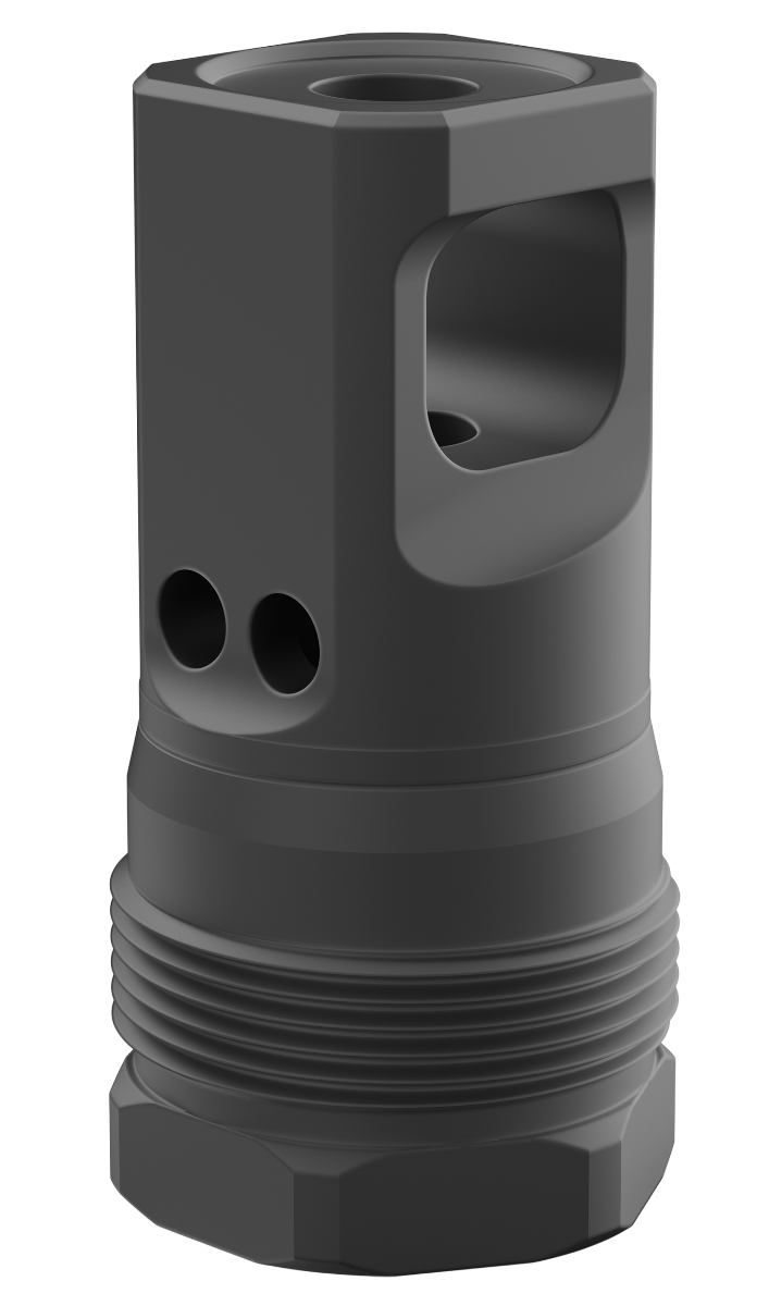 Breek Arms BRK4431 Echo Single Port Plan B Black Nitride Steel 5/8