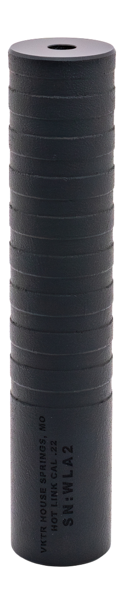 White Label Armory Hot Link .22 Cal Suppressor, Black, Titanium