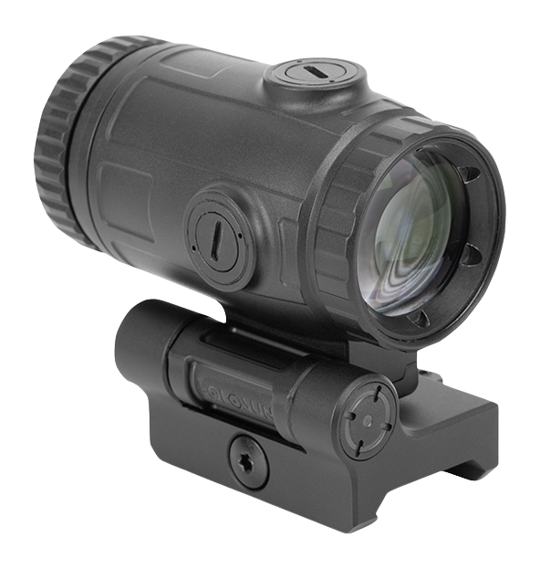 Holosun HM3X-MICRO 3X Magnifier Flip-to-Side QD Mount Black