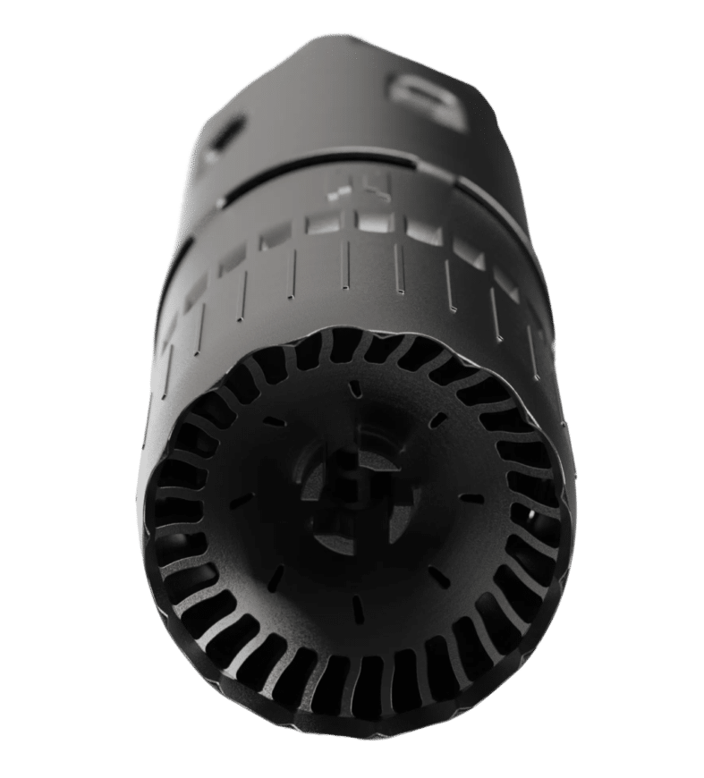 Ambient Arms 5.56i Mini EXO Suppressor, 5.56 NATO, Matte Black, Inconel