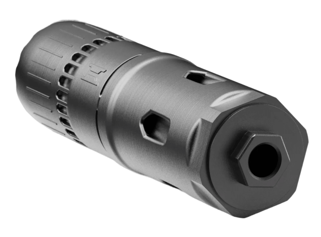 Ambient Arms 5.56i Mini EXO Suppressor, 5.56 NATO, Matte Black, Inconel