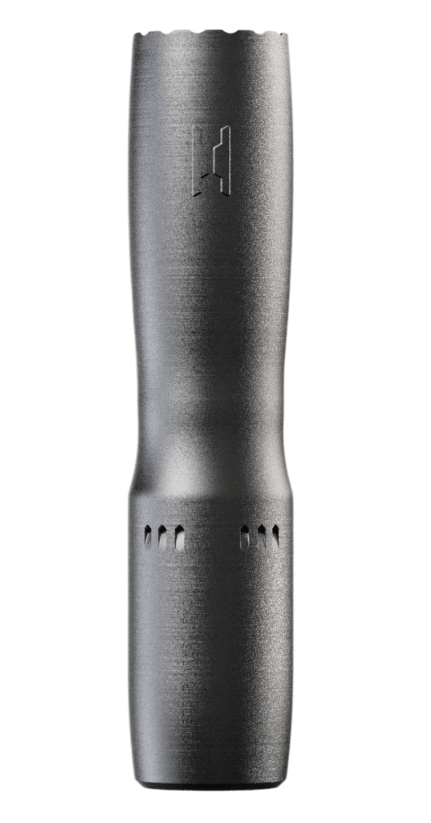 Ambient Arms Stratos Suppressor, .22 Cal, Matte Black, Titanium