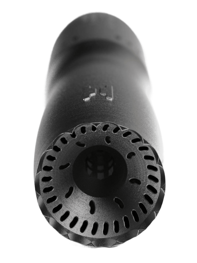 Ambient Arms Stratos Suppressor, .22 Cal, Matte Black, Titanium