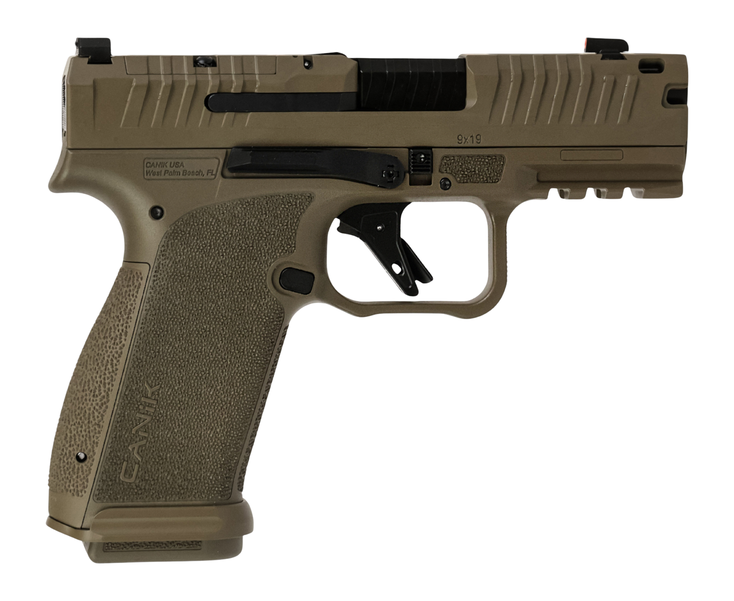 Canik Mete MC9 Prime 9mm 17+1 Optic Ready Compensated FDE Pistol