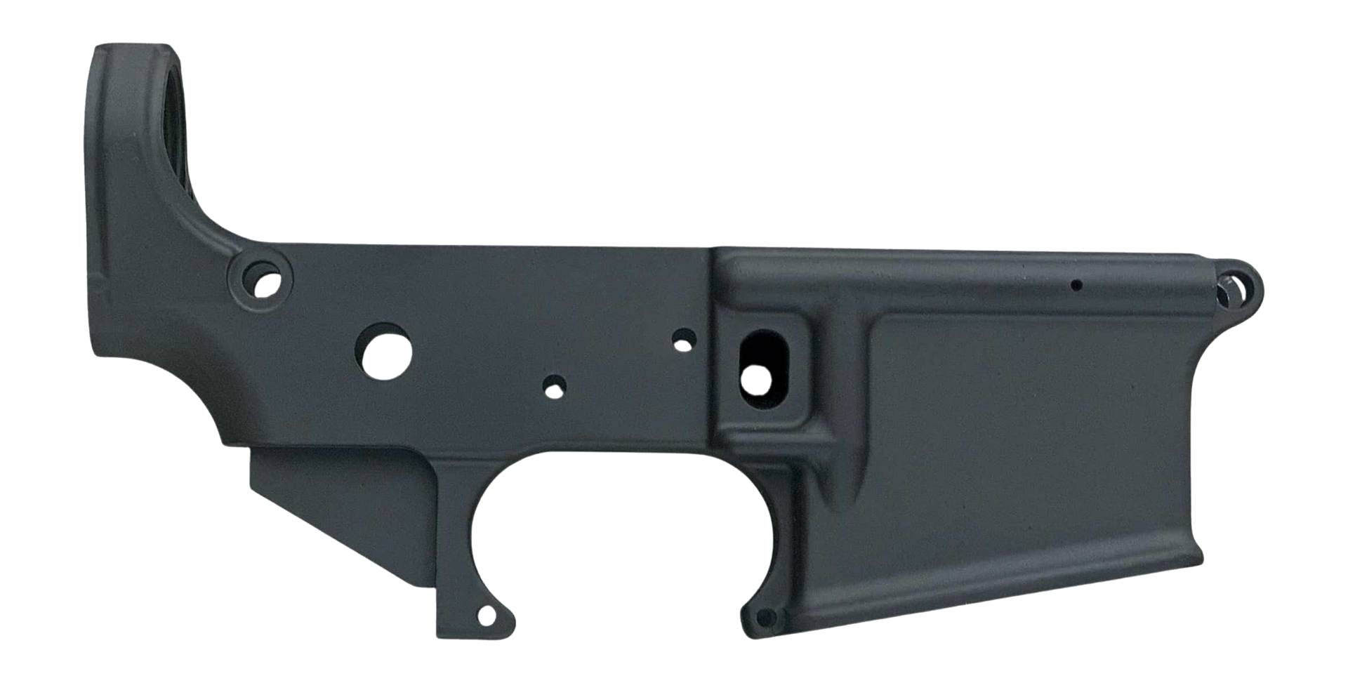 White Label Armory Forged Stripped Lower Receiver, AR-15, Black Hardcoat Anodized
