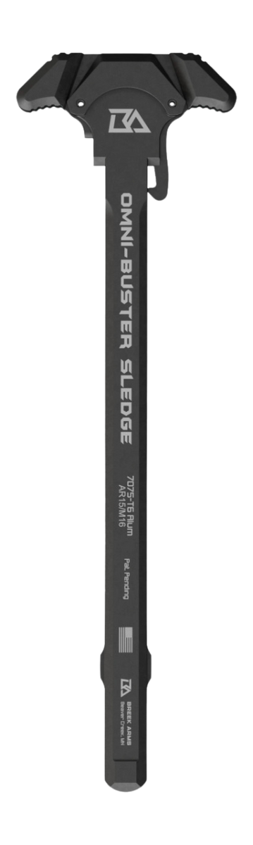 Breek Arms Sledgehammer Omni-Buster AR-15 Ambidextrous Charging Handle Black