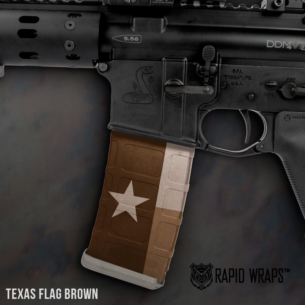 Texas Flag Brown