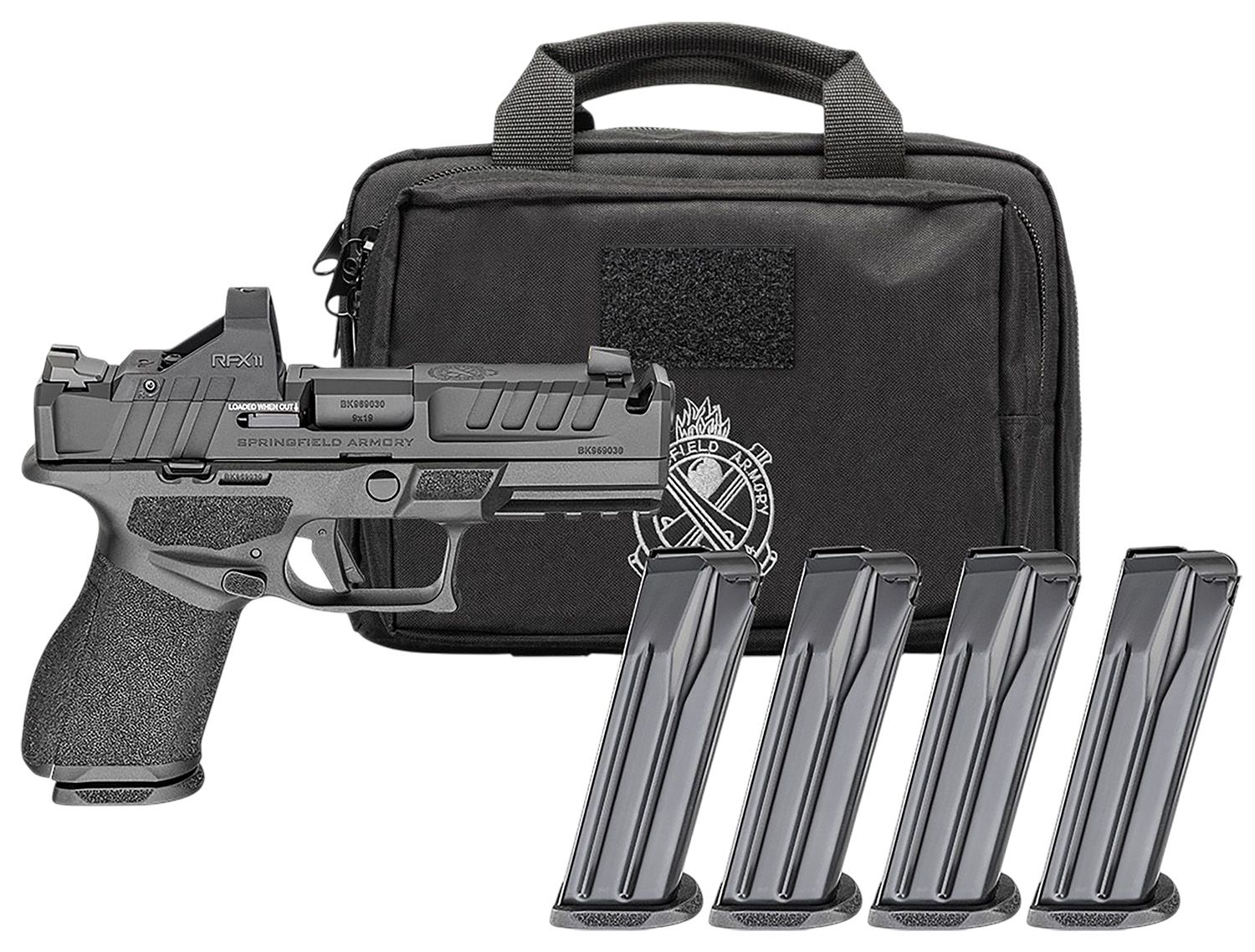 Springfield Armory Echelon 4.0C w/Optic, 9mm Luger, 4 in Barrel, Optics Ready, 15+1, Black
