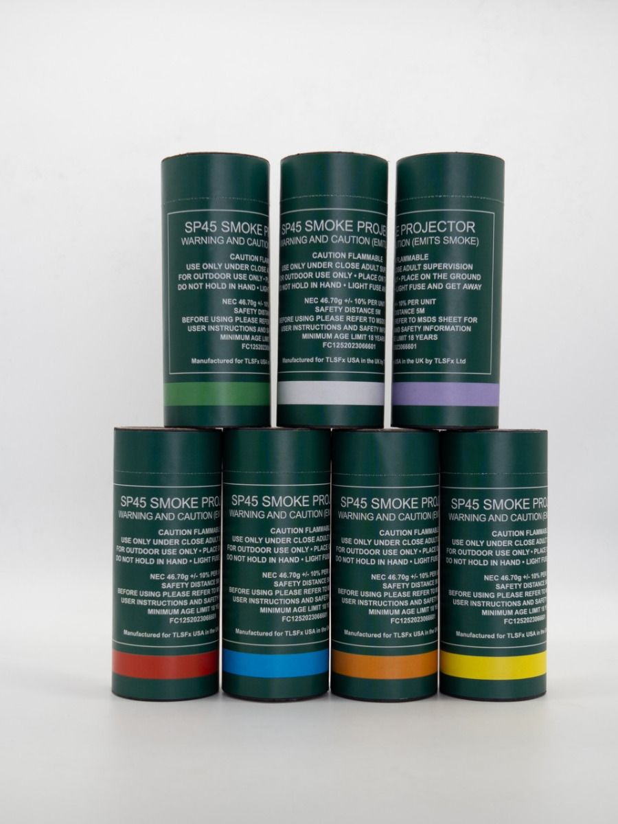 TLSFx USA SP45 Smoke Grenade – High-Output, Fast-Deploy Tactical Smoke