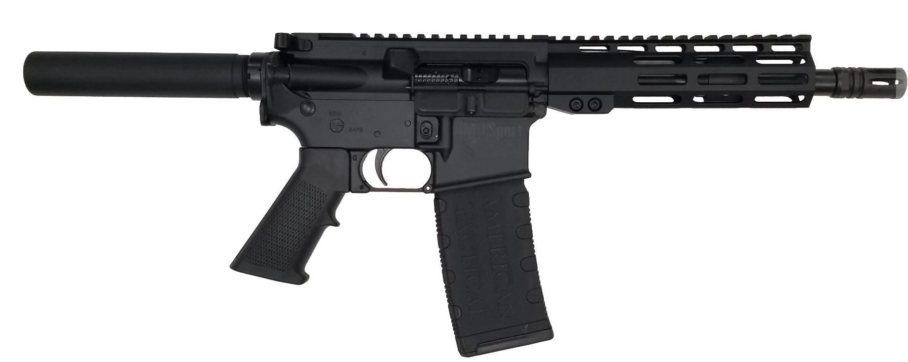 ATI MILSPORT Forged Aluminum AR Pistol - Black | 300BLK | 8.5