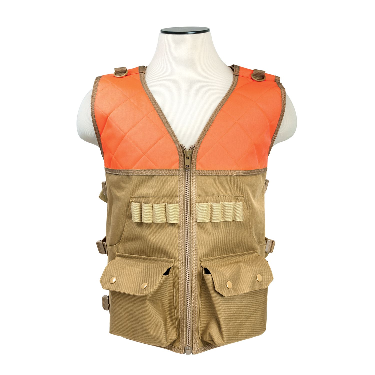 Hunter's Specialties 2001 Youth OSFA Blaze Orange Tactical Safety Hunting Vest 