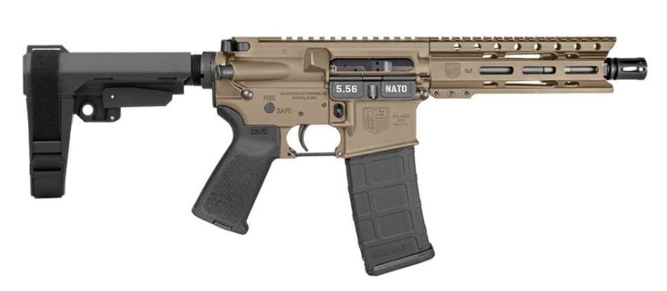 Diamondback Firearms Carbon DB-15 5.56 NATO Semi-Auto Pistol - Flat Dark Earth | 7
