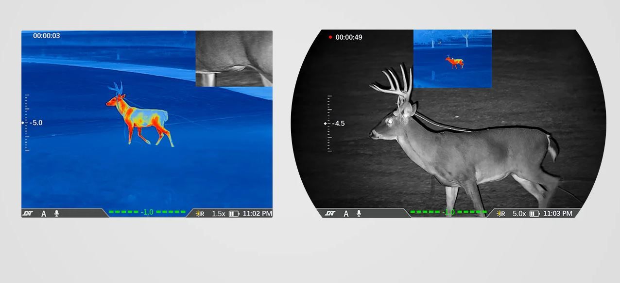 DNT Optics ThermNight TNC335R 384 Thermal & Night Vision Multispectral Laser Rangefinder Scope and Ballistic Calculator