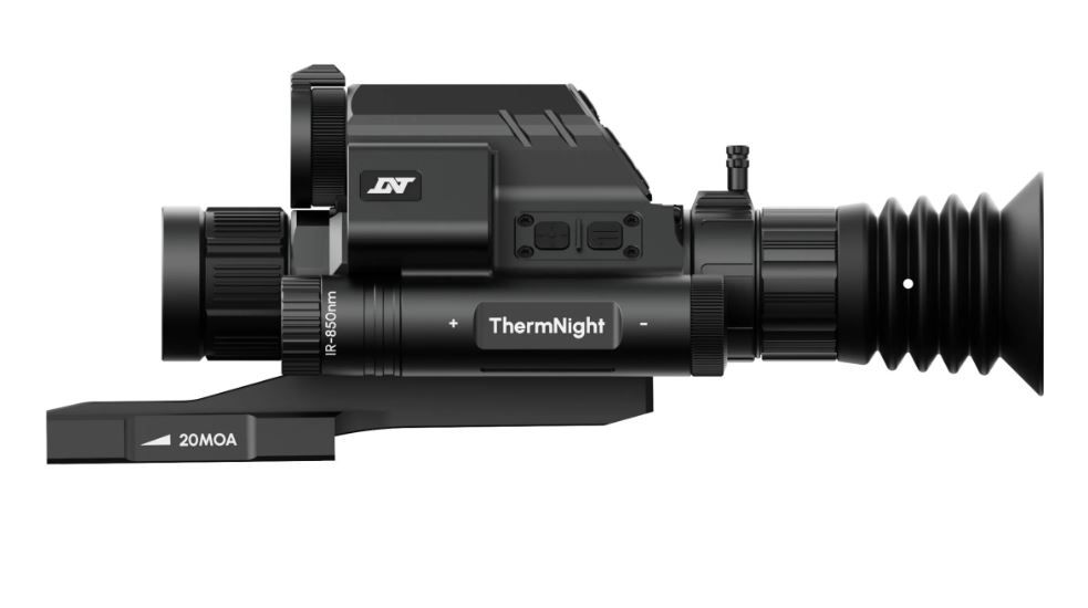 DNT Optics TNC635R – 640×512 ThermNight Thermal & Night Vision Multispectral Scope with Laser Rangefinder and Ballistic Calculator