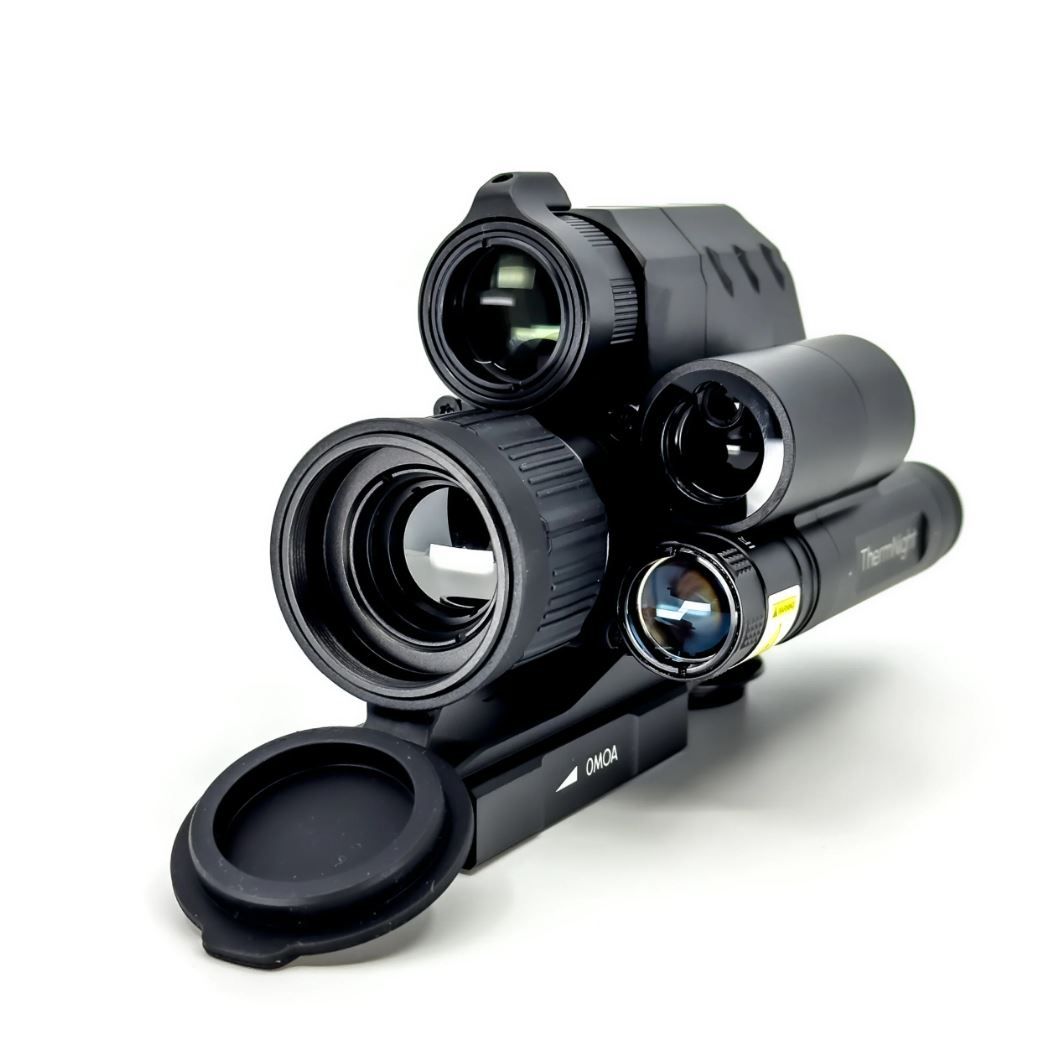 DNT Optics ThermNight TNC225R – ThermNight Thermal & Night Vision Multispectral Scope with Laser Rangefinder and Ballistic Calculator