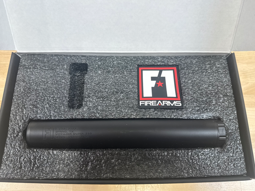F-1 Firearms Voyager Sniper 338 Suppressor