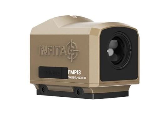 INFITAC Fast Mini Pistol Sight - Tan | Thermal Tech | Touch Screen | Standard RMR Footprint | Auto Brightness