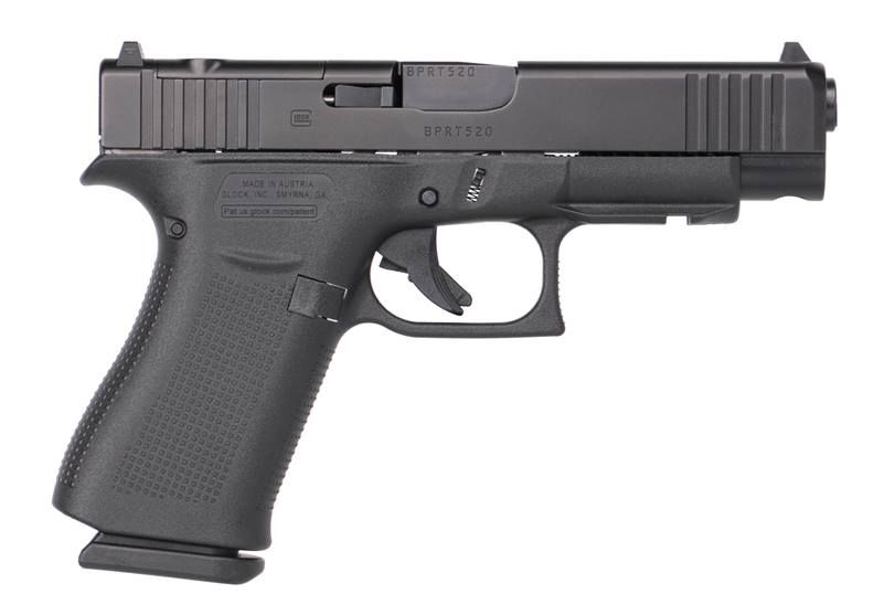 GLOCK G48 Optics Ready, 9mm Luger, 4.01 in Barrel, 15+1, Black