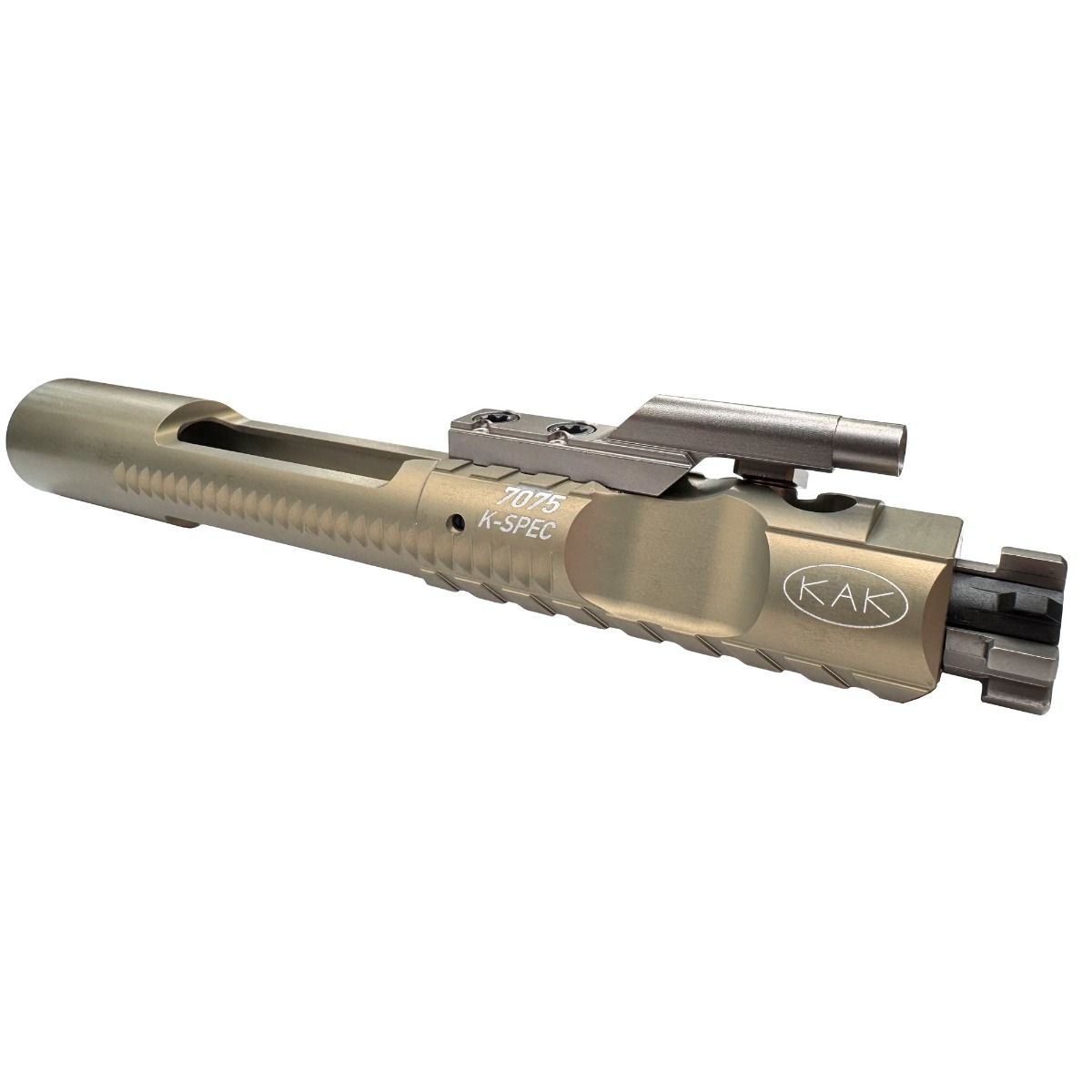 KAK Industry K-SPEC Low Mass BCG – 5.56/.300BLK | NP3 Bolt | Satin Gold | Dual Ejector
