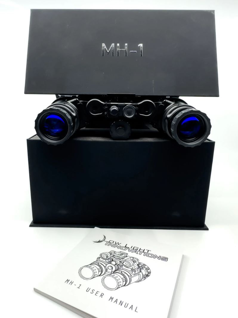 Low Light Innovations MH-1 Manual Gain Articulating Night Vision Goggle w/ Elbit 1700-2000 FOM Tubes