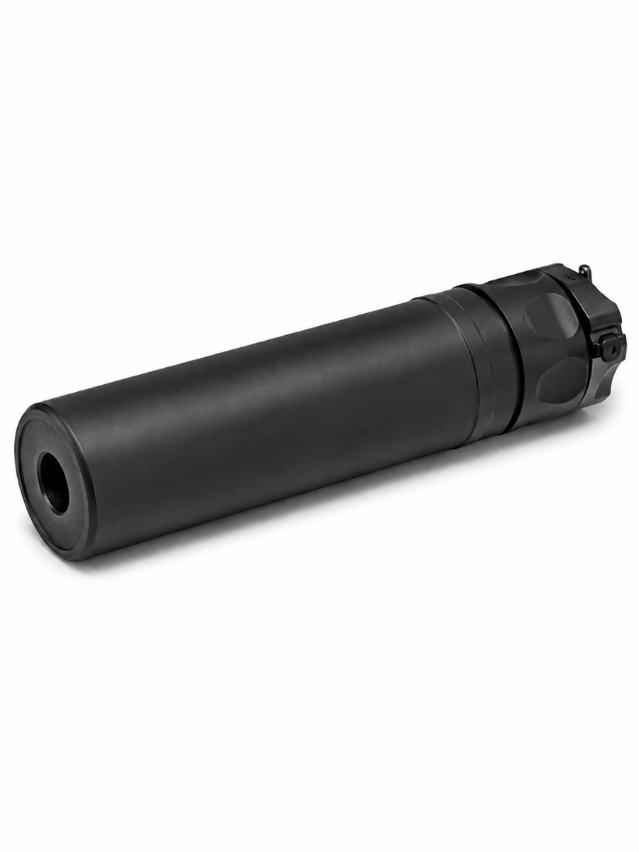 SureFire SOCOM762-MINI Suppressor, 7.62 NATO, Compact Fast-Attach Rifle Suppressor, Black - Demo