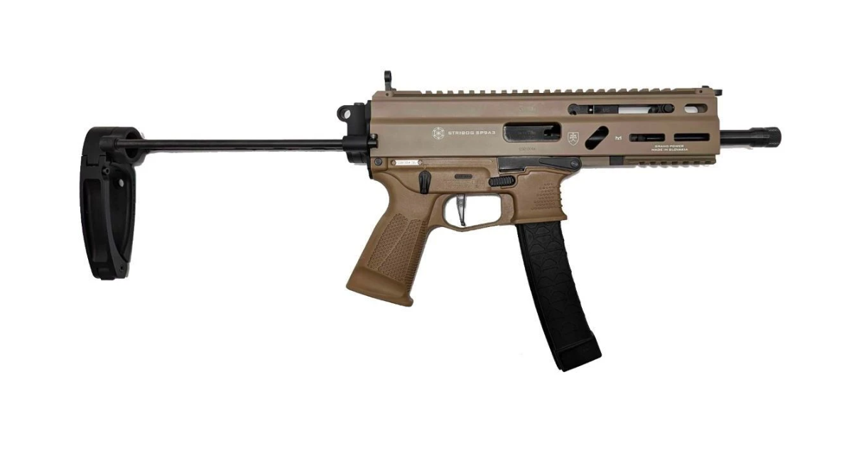 Grand Power Stribog SP9A3 Pistol - FDE | 9mm | 8