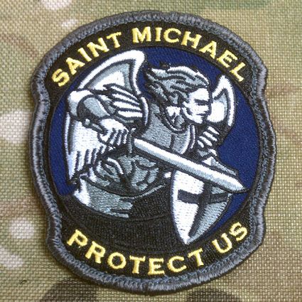 MICHAEL PROTECT US TACTICAL OPS MILITARY USA ARMY HOOK Color PATCH ST 