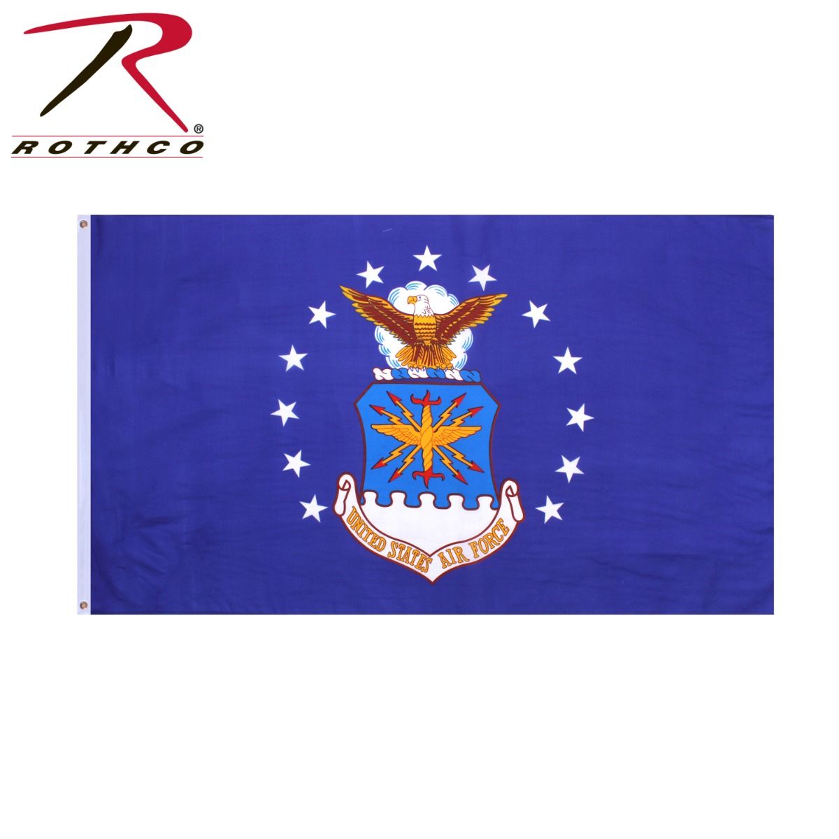 AIR FORCE  Military US Banner Flag Double Stitched 3' x 5' Grommets Rothco 1467 