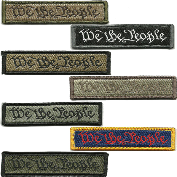 We The People Tactical Morale Patch ACU/Foliage 