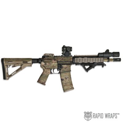Tiger Stripe Products™ Camo Pre-Cut Black Rifle (AR) Accent Wrap Kit