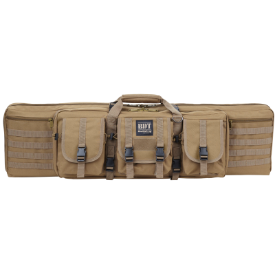 Bulldog BDT3536T BDT Tactical Single 36" Tan Nylon, 3 Accessory Pockets, Deluxe Padded Backstraps, Lockable Zippers, Padded Internal Divider