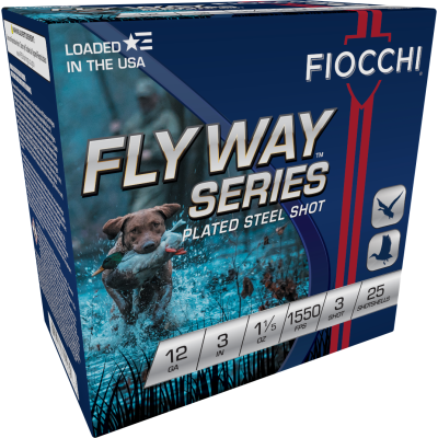 Fiocchi Flyway 12 Gauge 3", 1 1/5oz, #3, 25rd Box