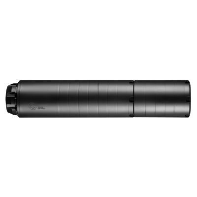 Dead Air Wolfman, Modular 9mm Suppressor, Black Cerakote, 1/2x28, 17-4 Stainless Steel