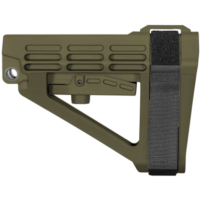 SB Tactical SBA4 X 5-Position Brace For AR-Platform (Tube Not Included) - OD Green