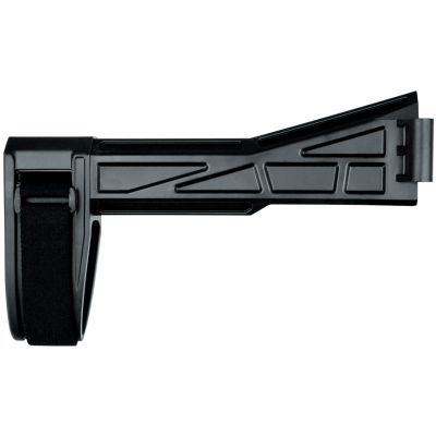 SB Tactical SBT-G2 Fixed Right Side Folding Black Synthetic For H&K UMP, B&T APC, LWRCi SMG45 (Tube Not Included)