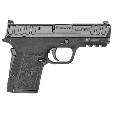 Smith & Wesson Equalizer 9mm Luger 10+1/13+1/15+1, 3.68" Black Armornite Stainless Steel Barrel & Optic Ready/Serrated Stainless Steel Slide, Black Polymer Frame w/Picatinny Rail, No Thumb Safety